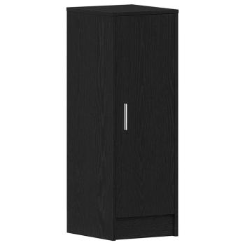 Schuhschrank Schwarz Eiche 32x35x92 cm Holzwerkstoff