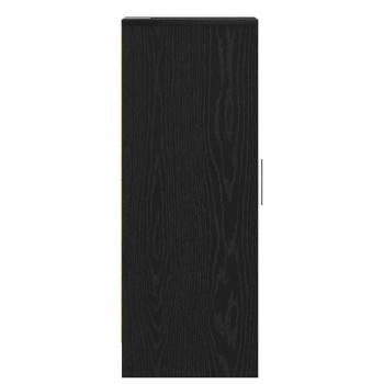 Schuhschrank Schwarz Eiche 32x35x92 cm Holzwerkstoff