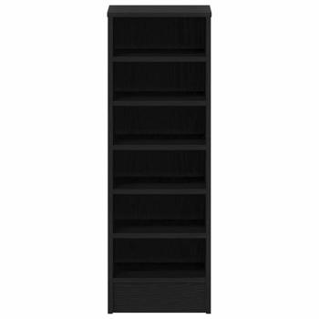 Schuhschrank Schwarz Eiche 31,5x35x90 cm Holzwerkstoff