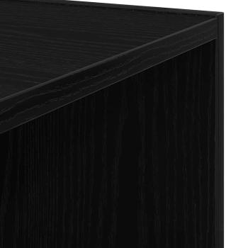 Beistelltisch Schwarzes Eichenholz 33x33x34,5 cm Ingenieure Holz