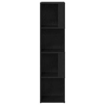 Bücherregal Schwarze Eiche 33x33x132 cm Holzwerkstoff