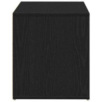 Bank Schwarz Eiche 80x40x45 cm aus Spanplatte