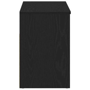 Flurbank Schwarz Eiche 60x30x45 cm ? Hochwertiger Holzwerkstoff