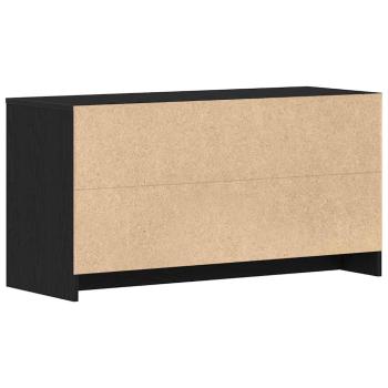 TV-Schrank Schwarz Eiche 102x37,5x52,5 cm Holzwerkstoff