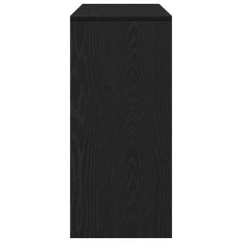 Schwarzer Eichen Konsolentisch - 100x35x76.5 cm - Holzwerkstoff