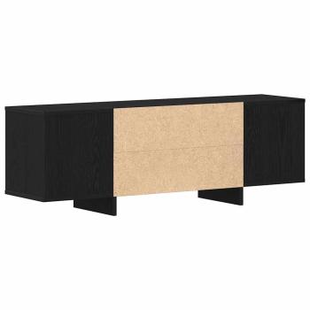 TV-Schrank Schwarz Eiche 120x30x40,5 cm Holzwerkstoff