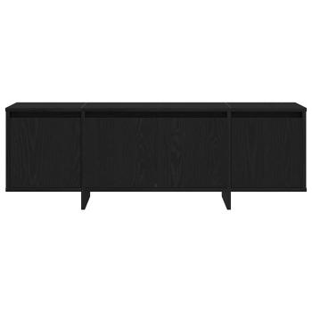 TV-Schrank Schwarz Eiche 120x30x40,5 cm Holzwerkstoff