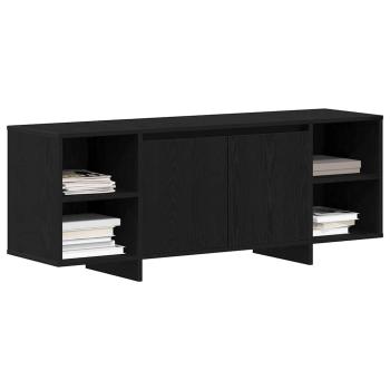 TV Stand - Schwarz Eiche - 120x30x40.5 cm - Aus Spanplatten
