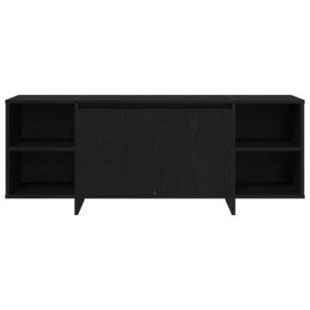 TV Stand - Schwarz Eiche - 120x30x40.5 cm - Aus Spanplatten