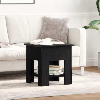 Couchtisch Schwarzes Eichenholz 40x40x42 cm Holzwerkstoff