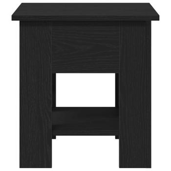 Couchtisch Schwarzes Eichenholz 40x40x42 cm Holzwerkstoff