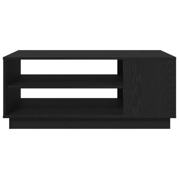 Schwarzer Eichenkaffee Tisch 102x55x43 cm Aus Spanplatte