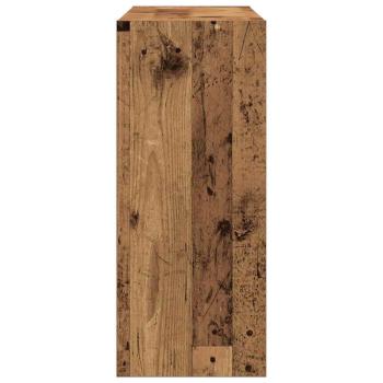 Bücherregal/Raumteiler aus altem Holz, 100x30x72 cm, aus hochwertigem Holz gefertigt