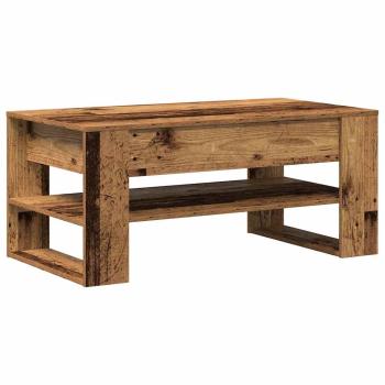 Couchtisch aus altem Holz 102x55x45 cm, technisches Holz