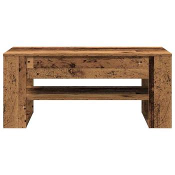 Couchtisch aus altem Holz 102x55x45 cm, technisches Holz