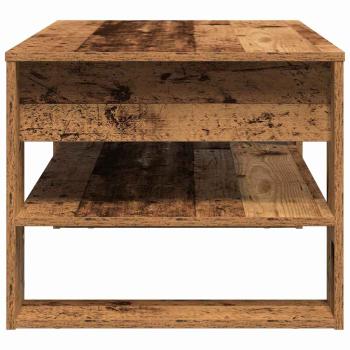 Couchtisch aus altem Holz 102x55x45 cm, technisches Holz