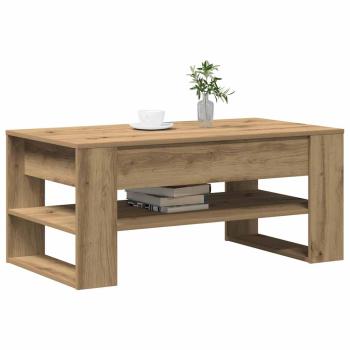 Couchtisch Artisan Eiche 102x55x45 cm aus Ingenieurholz