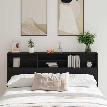 ARDEBO.de - Kopfteilschrank Schwarze Eiche 180x19x103,5 cm