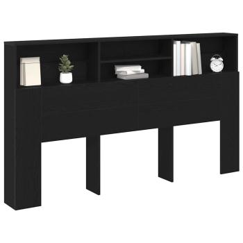 Kopfteilschrank Schwarze Eiche 180x19x103,5 cm