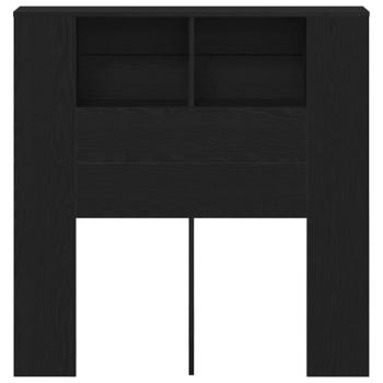 Kopfteilschrank Schwarze Eiche 100x19x104,5 cm Aus Holzwerkstoff
