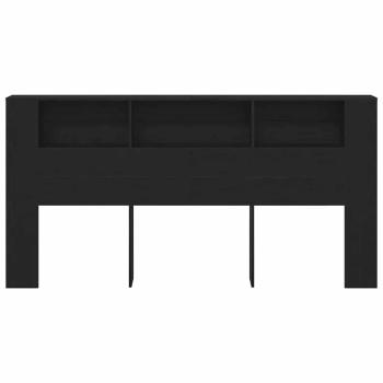 Kopfteilschrank Schwarze Eiche 200x18,5x104,5 cm