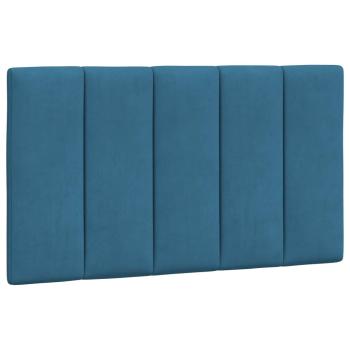 Bett mit Matratze Blau 80x200 cm Samt