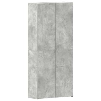 Schuhschrank Betongrau Holzwerkstoff Schuhschrank Rechteckig