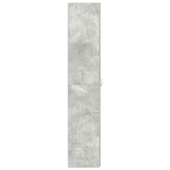 Schuhschrank Betongrau Holzwerkstoff Schuhschrank Rechteckig