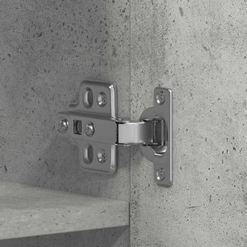 Schuhschrank Betongrau Holzwerkstoff Schuhschrank Rechteckig