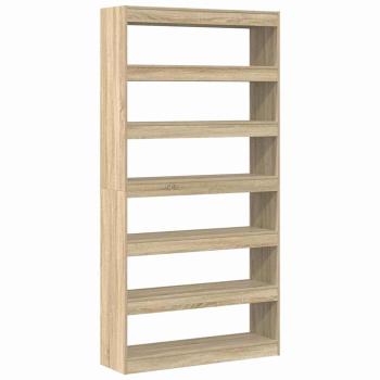 Bücherregal Sonoma Eiche Holzwerkstoff 100 x 30 x 198 cm Regale