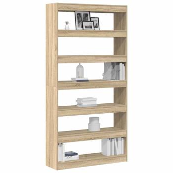 Bücherregal Sonoma Eiche Holzwerkstoff 100 x 30 x 198 cm Regale