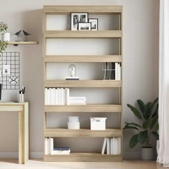 Bücherregal Sonoma Eiche Holzwerkstoff 100 x 30 x 198 cm Regale