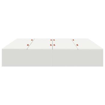 Bettgestell Weiß Holz King Stauraum Rechteckig Minimalistisch