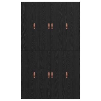 Stauraumbettgestell Schwarze Eiche Holz Standard Doppel