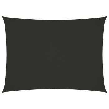 Sonnensegel Oxford-Gewebe Rechteckig 2,5x4 m Anthrazit