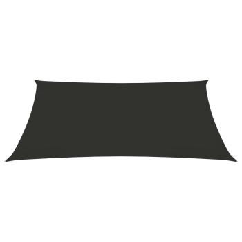 Sonnensegel Oxford-Gewebe Rechteckig 2,5x4 m Anthrazit