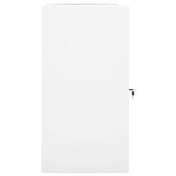 Sattelschrank Weiß 53x53x105 cm Stahl