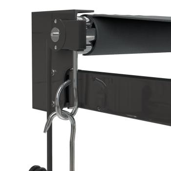 Elektrische Markise mit Kurbel Anthrazit 3x2,5 m