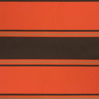 Markise Einziehbar Orange und Braun 3x2,5 m Stoff und Aluminium