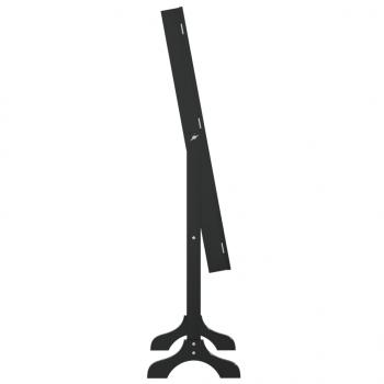 Standspiegel Schwarz 34x37x146 cm