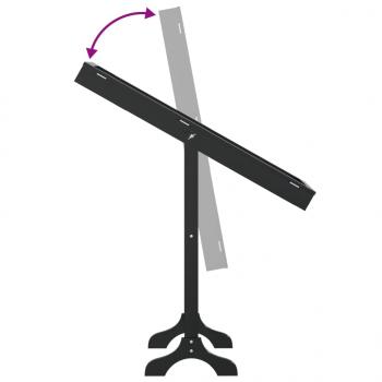 Standspiegel Schwarz 34x37x146 cm
