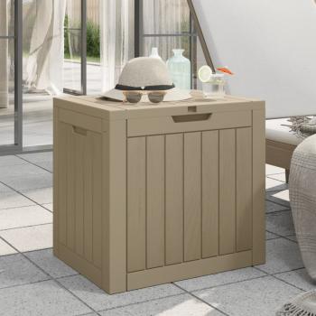 ARDEBO.de - Gartenbox Grau 55,5x43x53 cm Polypropylen