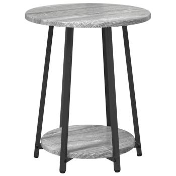 Beistelltisch 2er Set Grau aus Holzwerkstoff und Metall