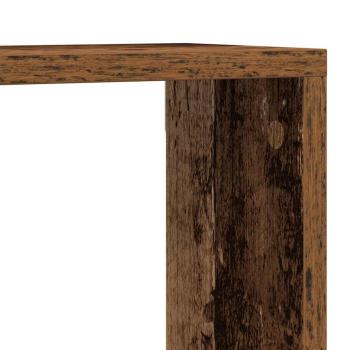 Wandregale 4er Set Altholz 80x15x26 cm Holzwerkstoff