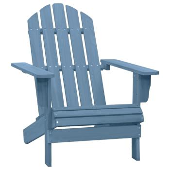 ARDEBO.de - Adirondack-Gartenstuhl Massivholz Tanne Blau