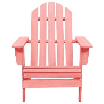 Adirondack-Gartenstuhl Massivholz Tanne Rosa