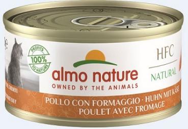 ARDEBO.de Almo Nature HFC Natural Huhn mit Käse 70g