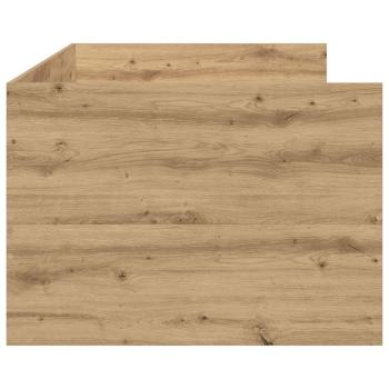 Tagesbett mit Kopfteil Artisan-Eiche 90 x 190 cm Holzwerkstoff