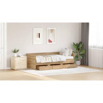 Tagesbett mit Kopfteil Artisan-Eiche 90 x 190 cm Holzwerkstoff