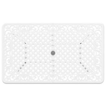 Set aus 3 Weiß Gussaluminium Groß Dekorative Intarsien